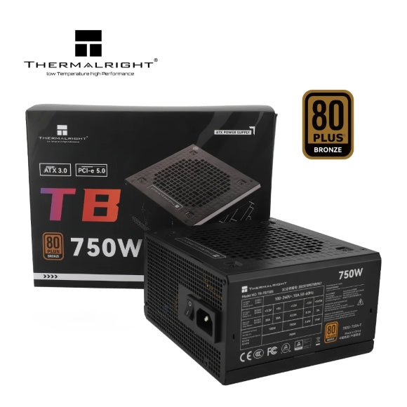 Thermalright TB-750S 750W 80 Plus Bronze Power Supply - PakByte  