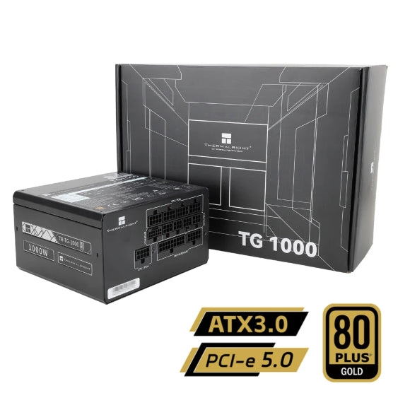 Thermalright TG-1000 1000W 80+ Gold Fully Modular Power Supply - Black