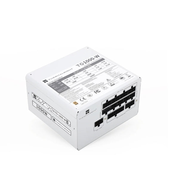 Thermalright TG-1000-W 1000W ATX 3.0 PCIe 5.0 80+ Gold Full Modular Power Supply White - PakByte  