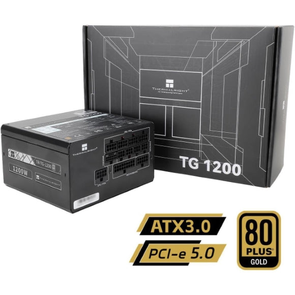 Thermalright TG-1200 1200W 80+ Gold Fully Modular Power Supply - Black