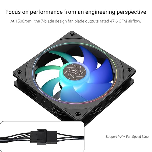 Thermalright TL-S12-S X3 ARGB 120mm Case Fan - PakByte Computers  