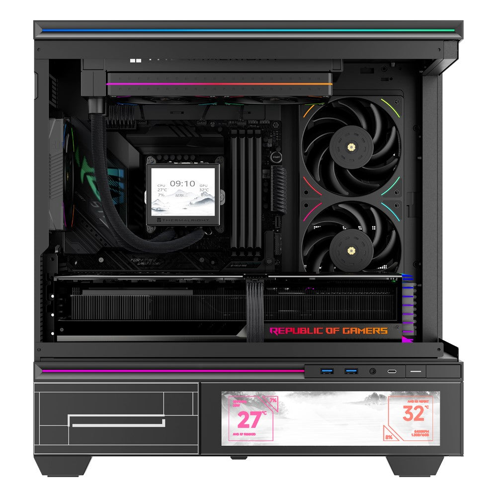 Thermalright TL-UB24 2 IN 1 ARGB 240mm Case Fan – Black