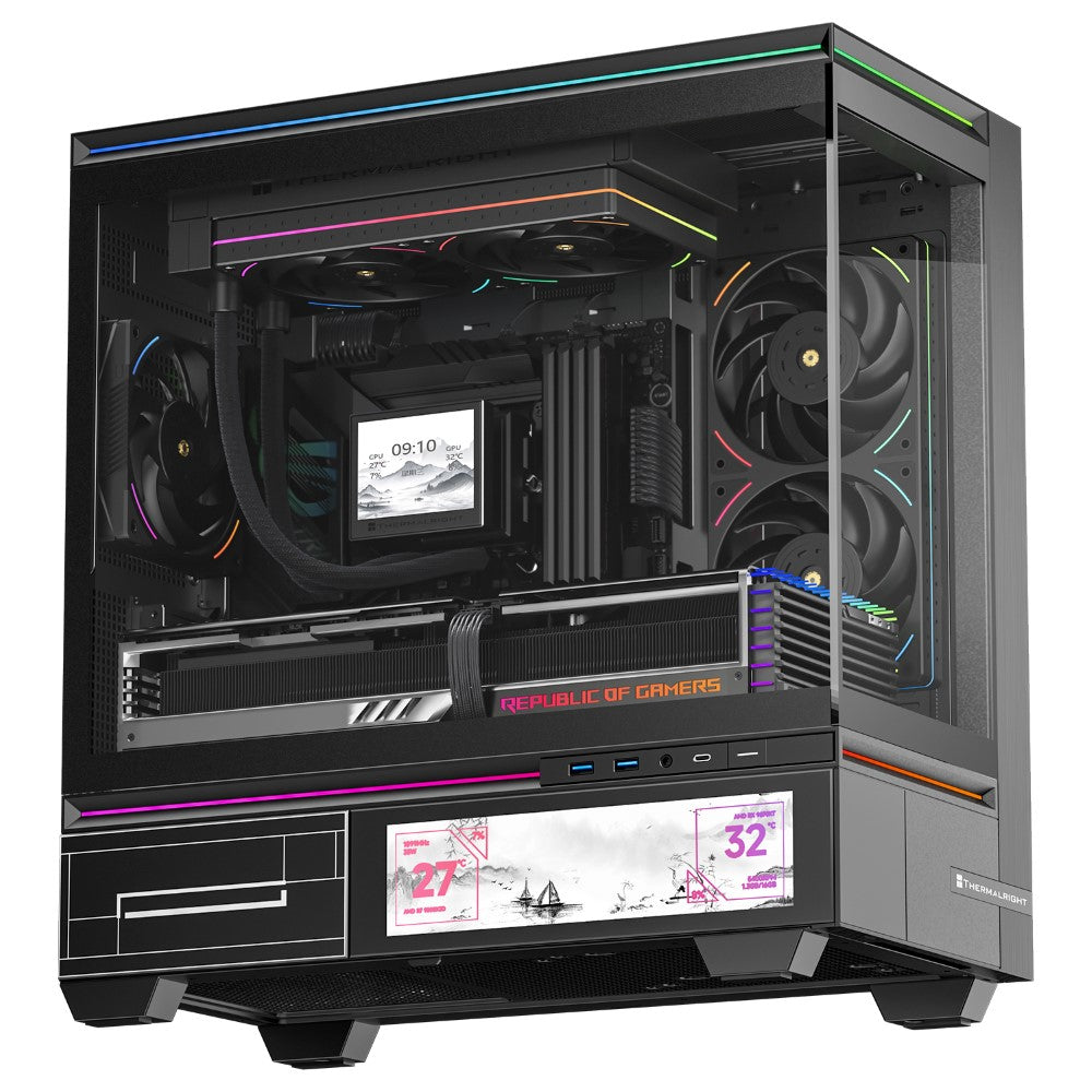 Thermalright TL-UB24 2 IN 1 ARGB 240mm Case Fan – Black
