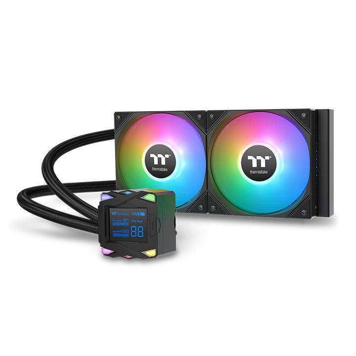 Thermaltake LA240-S ARGB Sync AIO Liquid CPU Cooler – Black