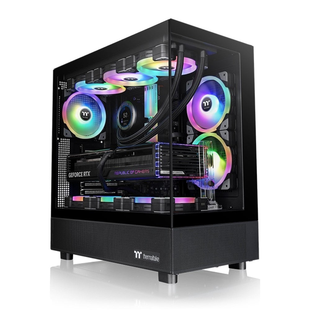 Thermaltake View 270 TG ARGB Mid Tower Gaming Case – Black