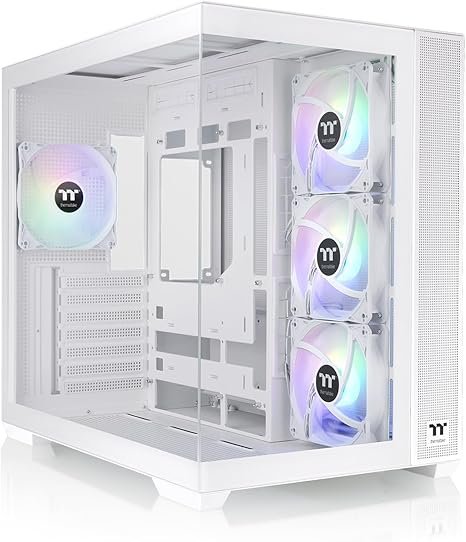 Thermaltake View 380 TG ARGB Mid Tower ATX Case - Snow