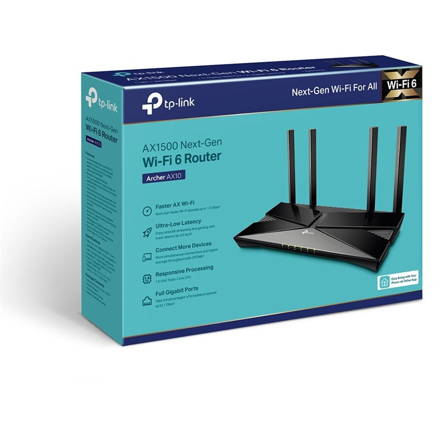 TP-Link Archer AX10 AX1500 Wi-Fi 6 Router