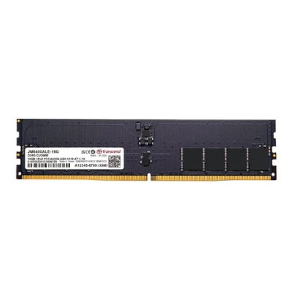 Transcend 16GB (1x16GB) 6400MHz CL52 DDR5 Desktop Memory