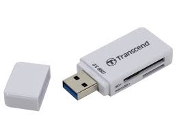Transcend RDF5 Card Reader - White