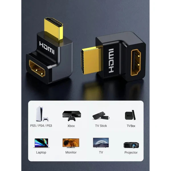 UGREEN 20110 HDMI Male to Female Connector 4K@60Hz Adapter