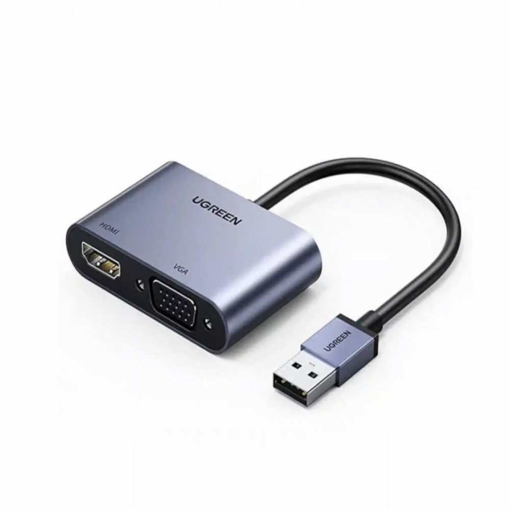 UGREEN 20518 USB 3.0 to HDMI+VGA Converter - PakByte Computers  
