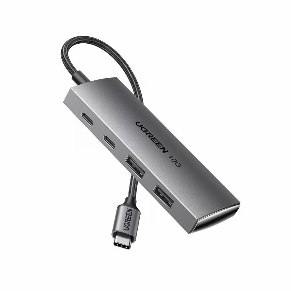 UGREEN 30758 USB C Hub Gen2 10Gbps, 4 Ports USB 3.2 HUB with 2 USB-C 3.2 and 2 USB-A 3.2 - PakByte Computers  
