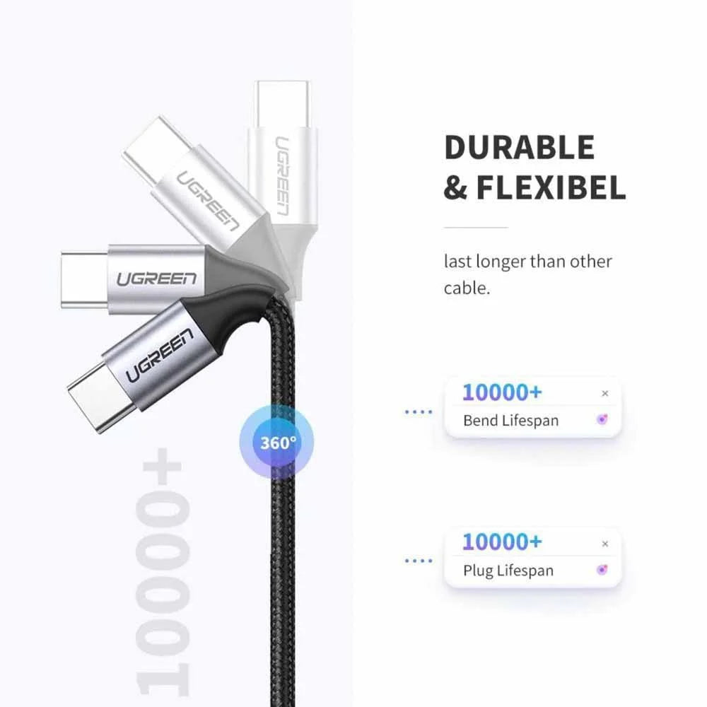 UGreen 50152 2M USB-C 60W PD Fast Charging Cable