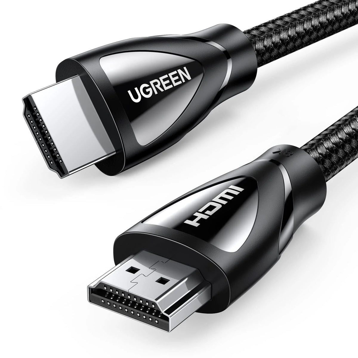 UGREEN 80401 HDMI 8K Male to Male, Cable Aluminum Alloy Shell Braided - 1M