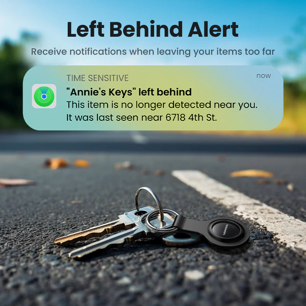 Ugreen Smart Bluetooth Tag, Finder Security SmartTrack Link SmartTag With Apple Find My Key Bluetooth Tracker For Earbud Luggage MFi Phone Finder IOS - PakByte  