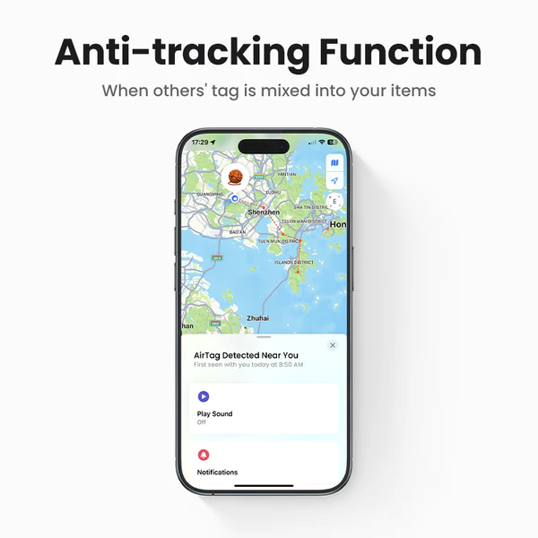 Ugreen Smart Bluetooth Tag, Finder Security SmartTrack Link SmartTag With Apple Find My Key Bluetooth Tracker For Earbud Luggage MFi Phone Finder IOS - PakByte  