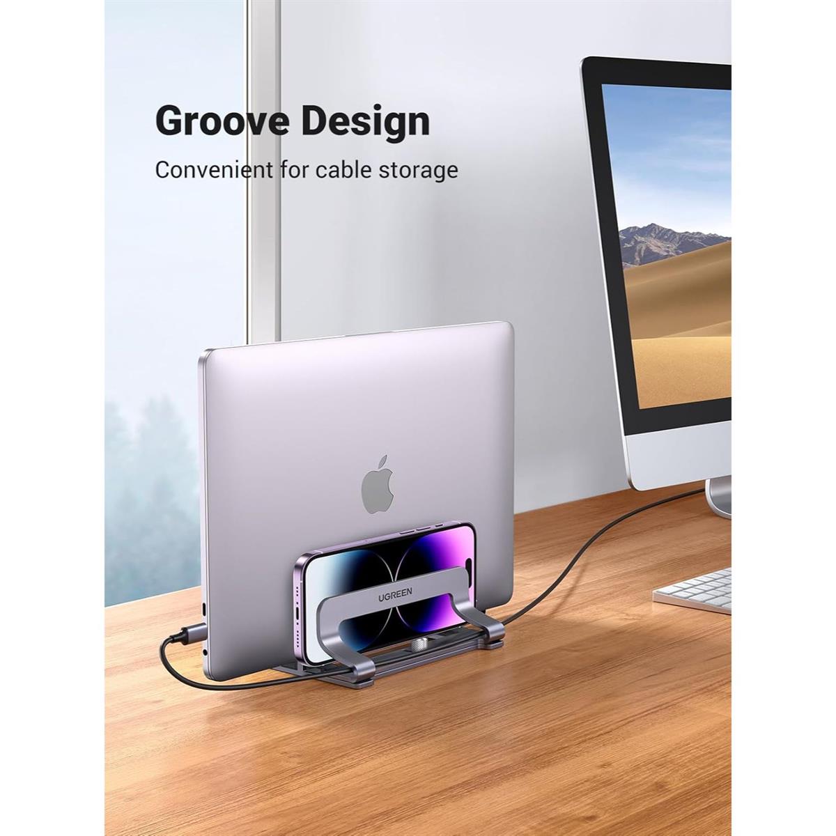 UgreenVertical Laptop Stand Holder - PakByte Computers  