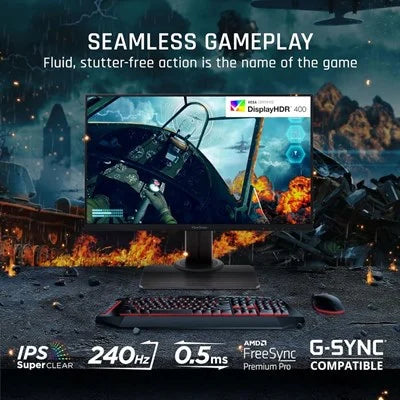 ViewSonic XG2431 24" FHD, 240Hz Gaming Monitor