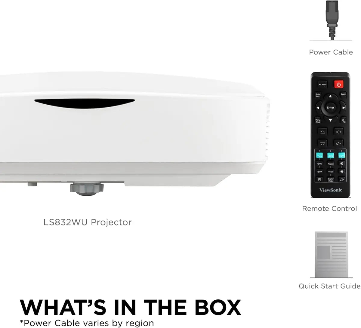 ViewSonic LS832WU 5000 Lumens WUXGA Ultra Short Throw Projector