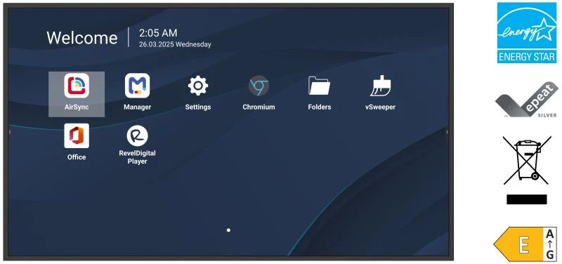 Viewsonic CDE6514-2C 65" 4K Commercial Display with Pro AV Integration