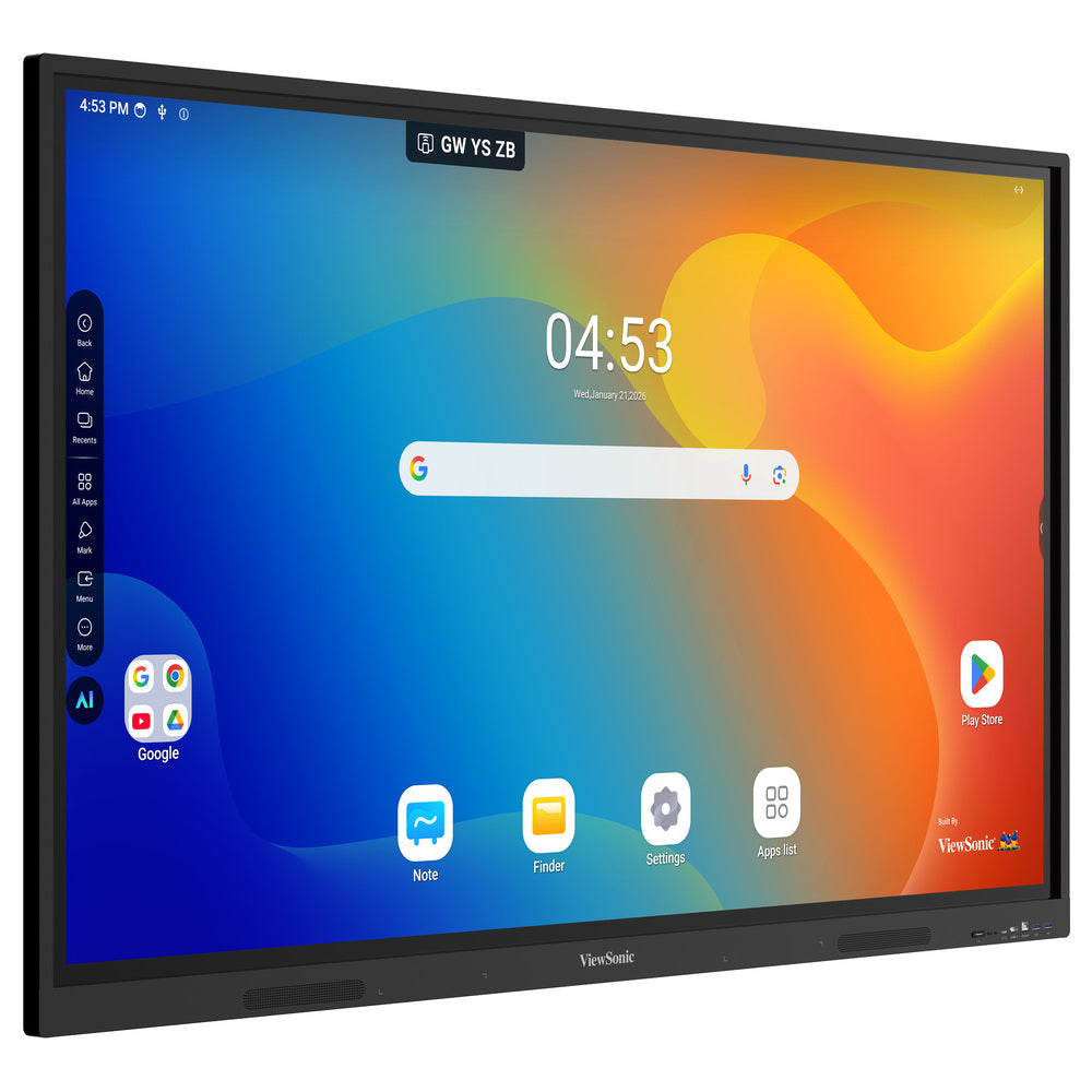 Viewsonic ViewBoard IN8605-C Certified EDLA ViewBoard 86” 4K Interactive Display