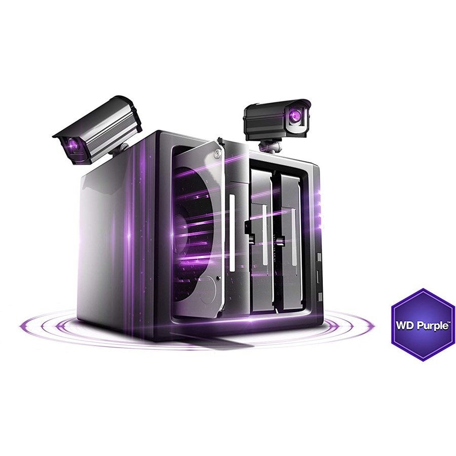 WD Purple 4TB Surveillance Hard Drive - SATA 3.5"