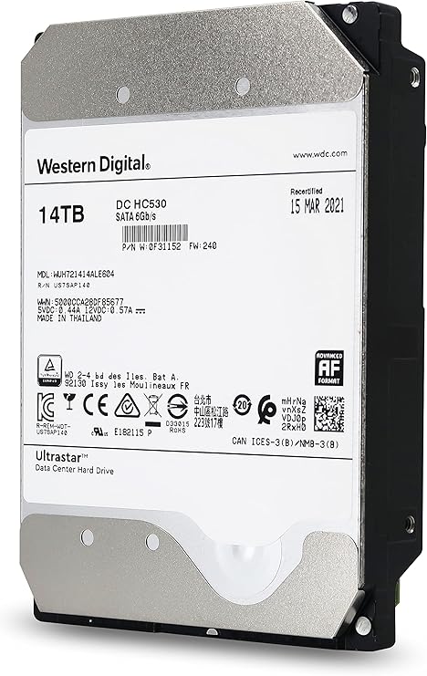 WD ULTRASTAR 14TB SATA 3.5" Internal Hard Drive