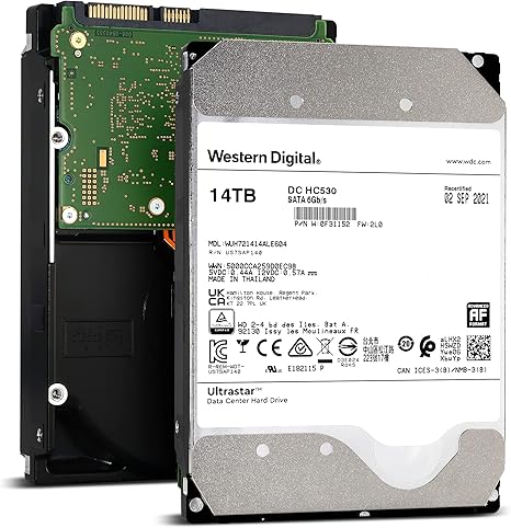 WD ULTRASTAR 14TB SATA 3.5" Internal Hard Drive
