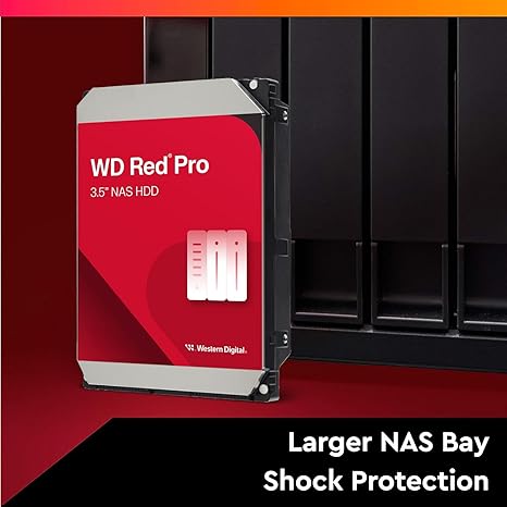 WD Red Pro NAS Hard Drive - 16TB