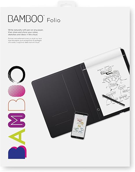 Wacom Bamboo Folio Smartpad Digital Notebook - Large