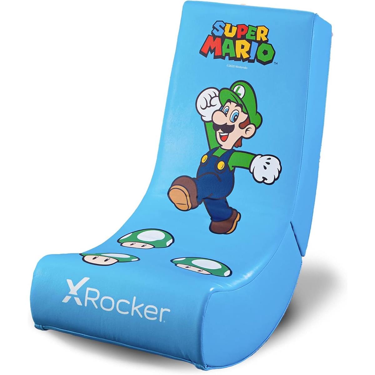 X Rocker Super Mario Video Gaming Floor Chair - Blue - PakByte Computers  