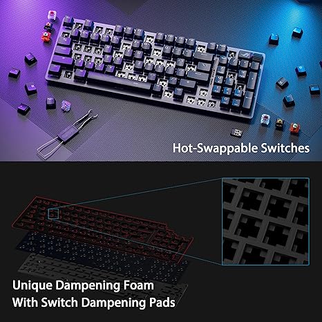 ASUS ROG Strix Scope II 96 Wireless Mechanical Gaming Keyboard - Black (NX Storm Switches) - PakByte Computers  