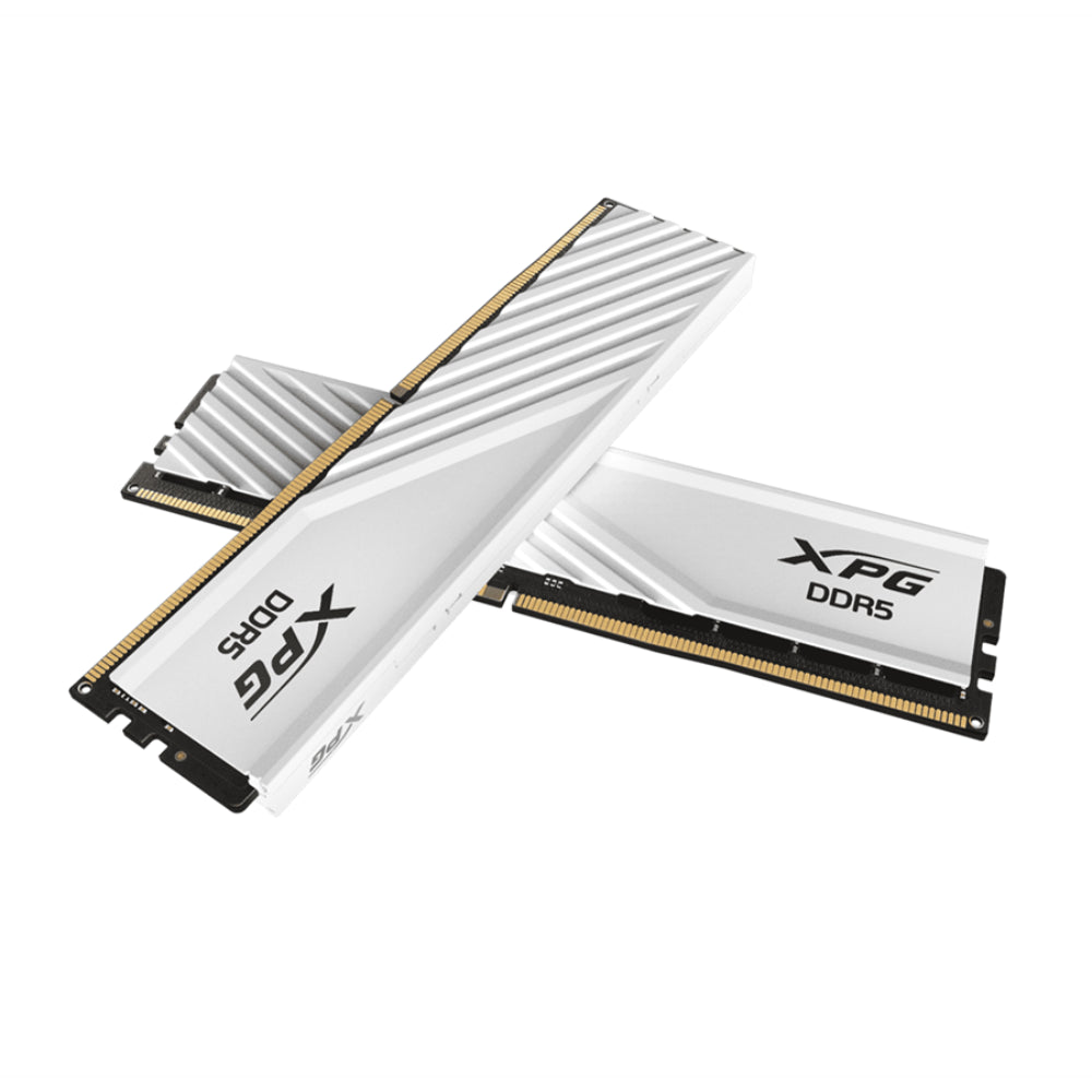 XPG Lancer Blade DDR5 6000MHz CL30 64GB (2x32GB) Desktop Memory Kit - White - PakByte Computers  