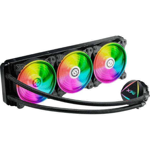 XPG Levante X360 ARGB AIO Liquid CPU Cooler - Black