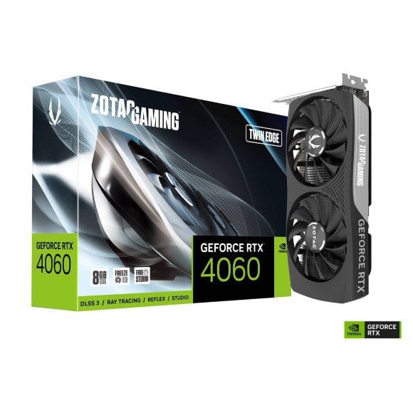 ZOTAC GeForce RTX 4060 8GB Twin Edge Graphics Card