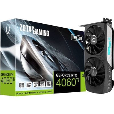 ZOTAC GeForce RTX 4060Ti 8GB Twin Edge Graphics Card
