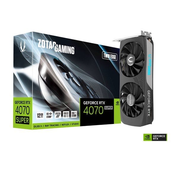 ZOTAC Twin Edge GeForce RTX 4070 Super 12GB GDDR6 Graphics Card