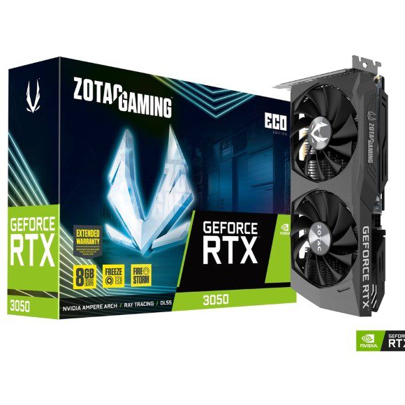 ZOTAC RTX 3050 ECO EDITION 8GB - PakByte  