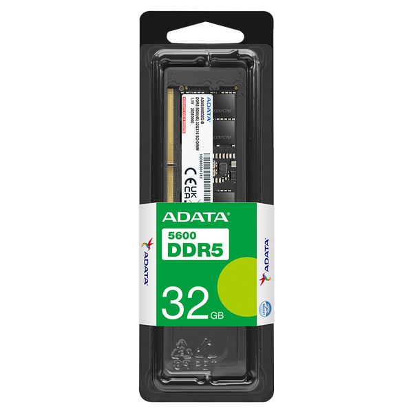 Adata 32GB (1x32GB) 5600MHz C46 DDR5 Desktop Memory