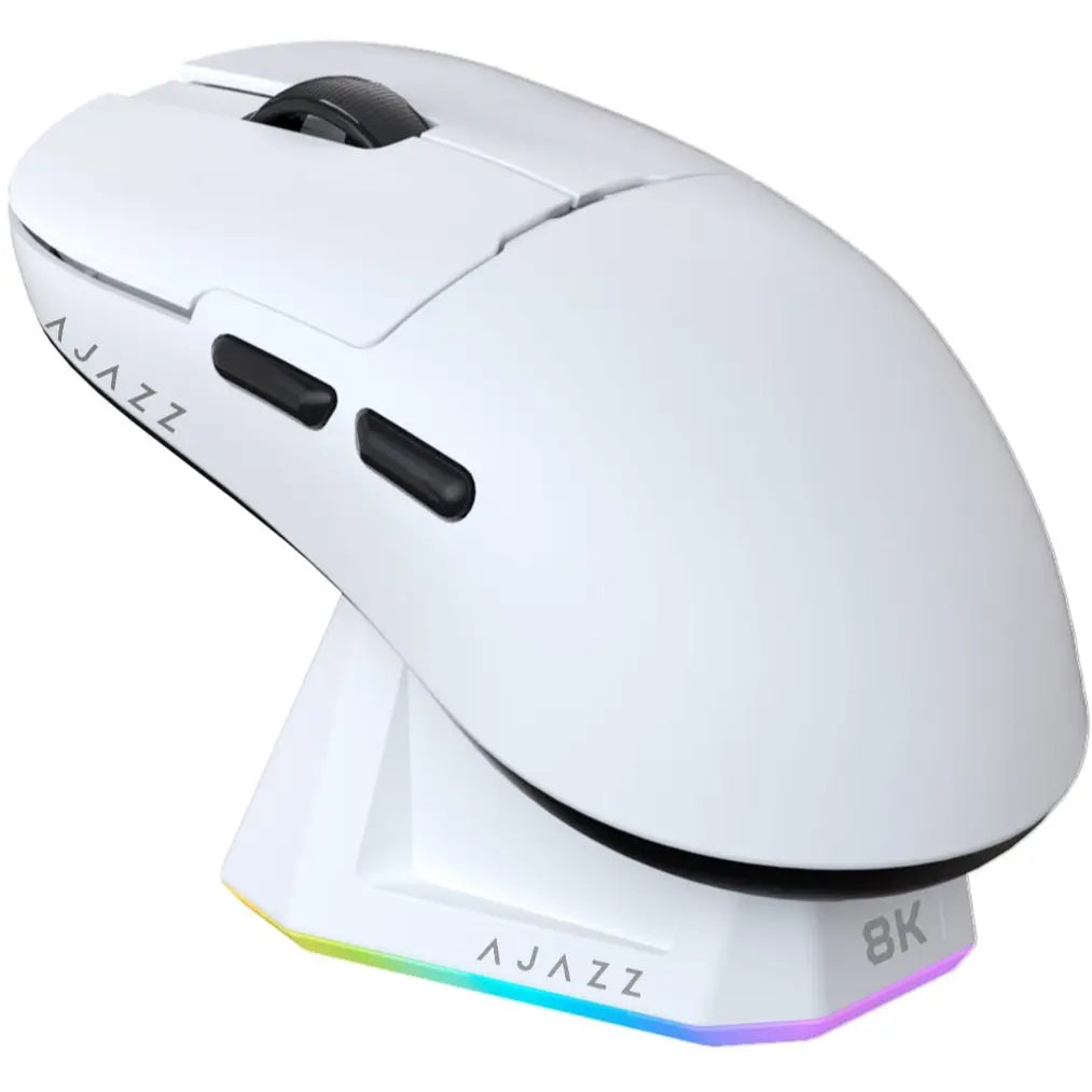 Ajazz AJ159 Pro Wireless Gaming Mouse – White