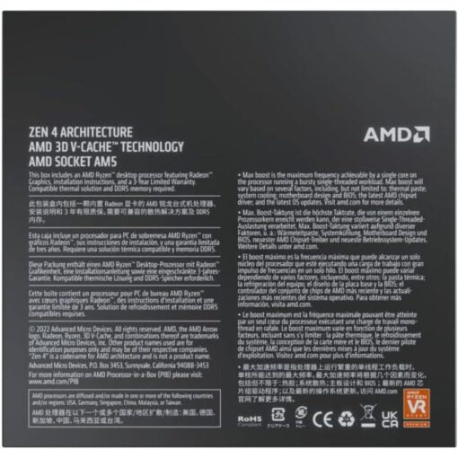 AMD Ryzen 7 7800X3D 8-Core, 16-Thread Gaming Desktop Processor – Tray - PakByte  