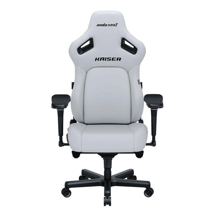 Anda Seat Kaiser 4 L V2 Leather Gaming Chair - Cloudy White