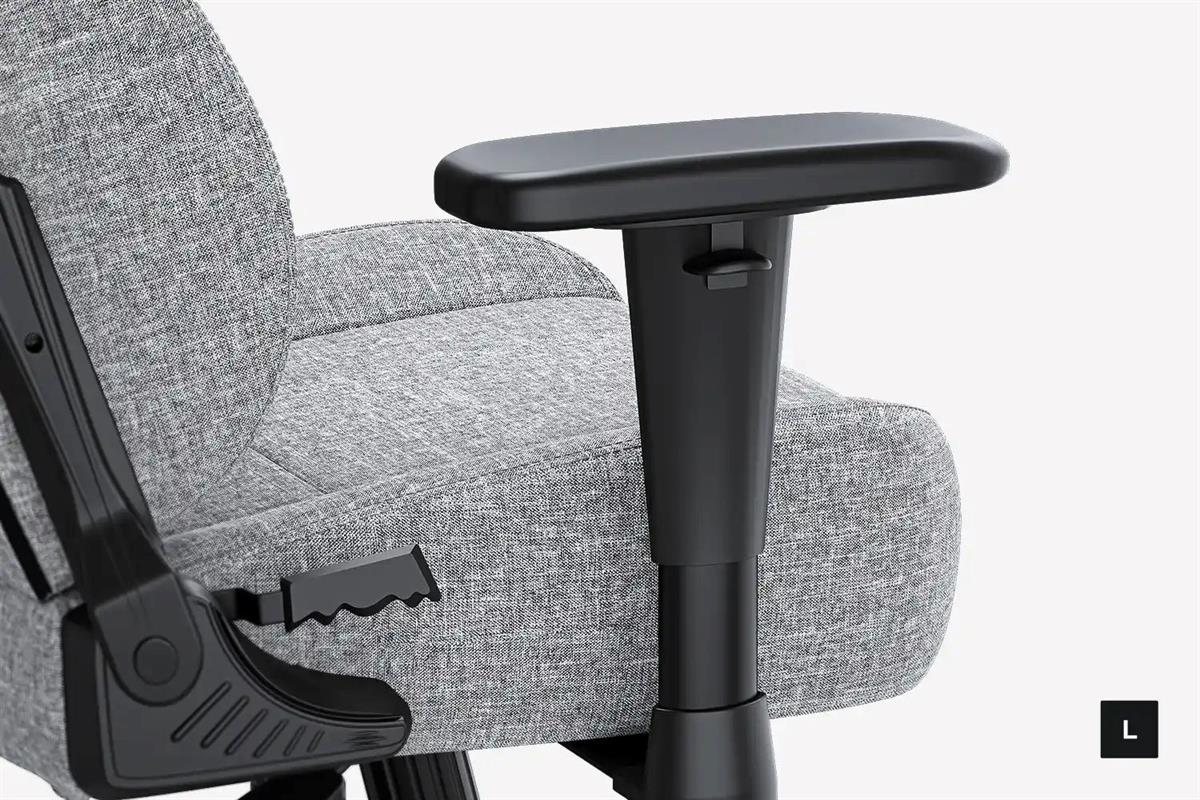 AndaSeat Novis Ultra L Series Best Budget Ergonomic Gaming Chair - Ash Grey