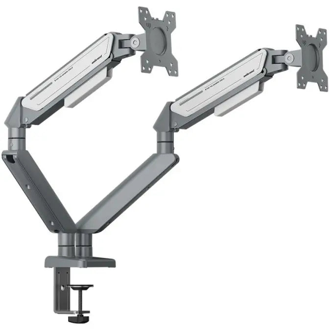 AndaSeat Stealth II Duo A6D-2S Ergonomic Dual Monitor Arm - White
