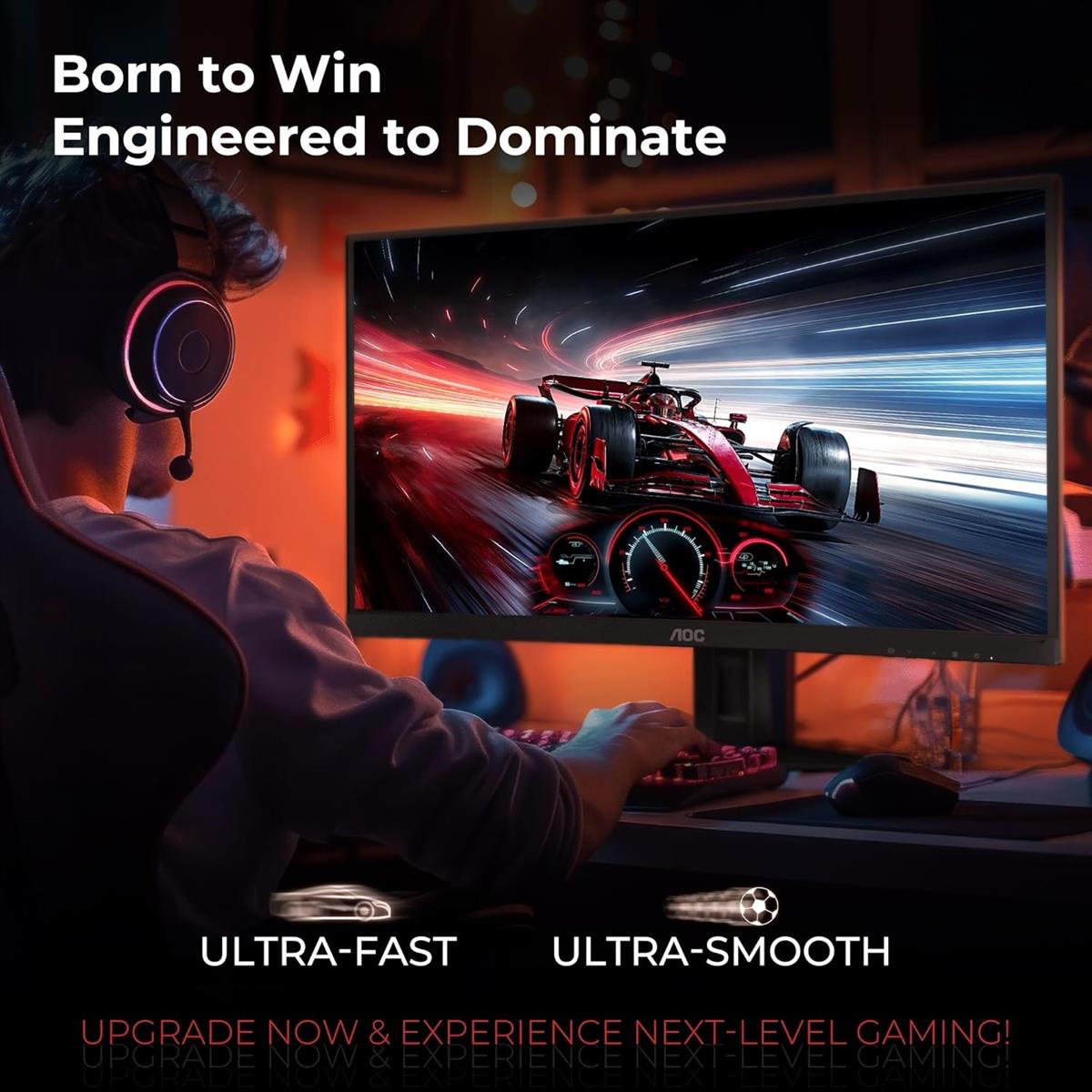 AOC C27G4ZE 27" 280Hz, 1920 × 1080 FHD Curved Ultra-Fast Gaming Monitor - PakByte Computers  
