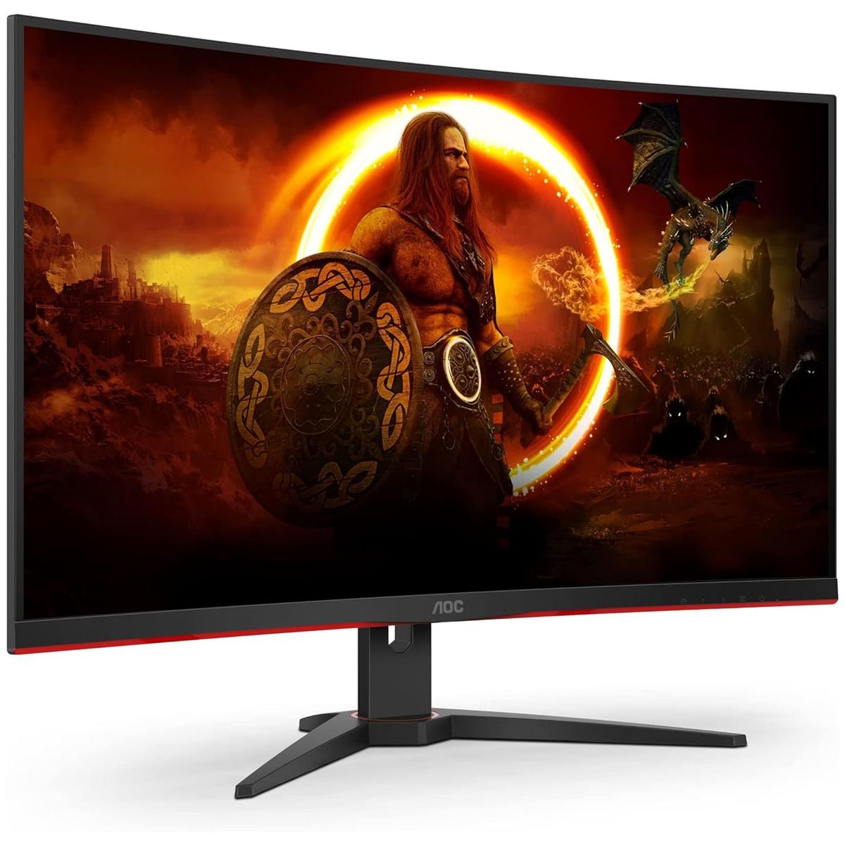 AOC C32G2ZE - 240Hz 1080p FHD VA 32" Curved Gaming Monitor