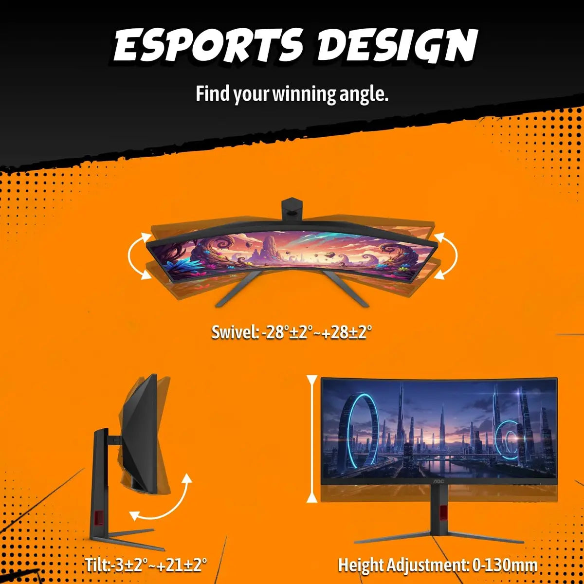 AOC CU34G4H 34 Inch Curved Gaming Monitor
