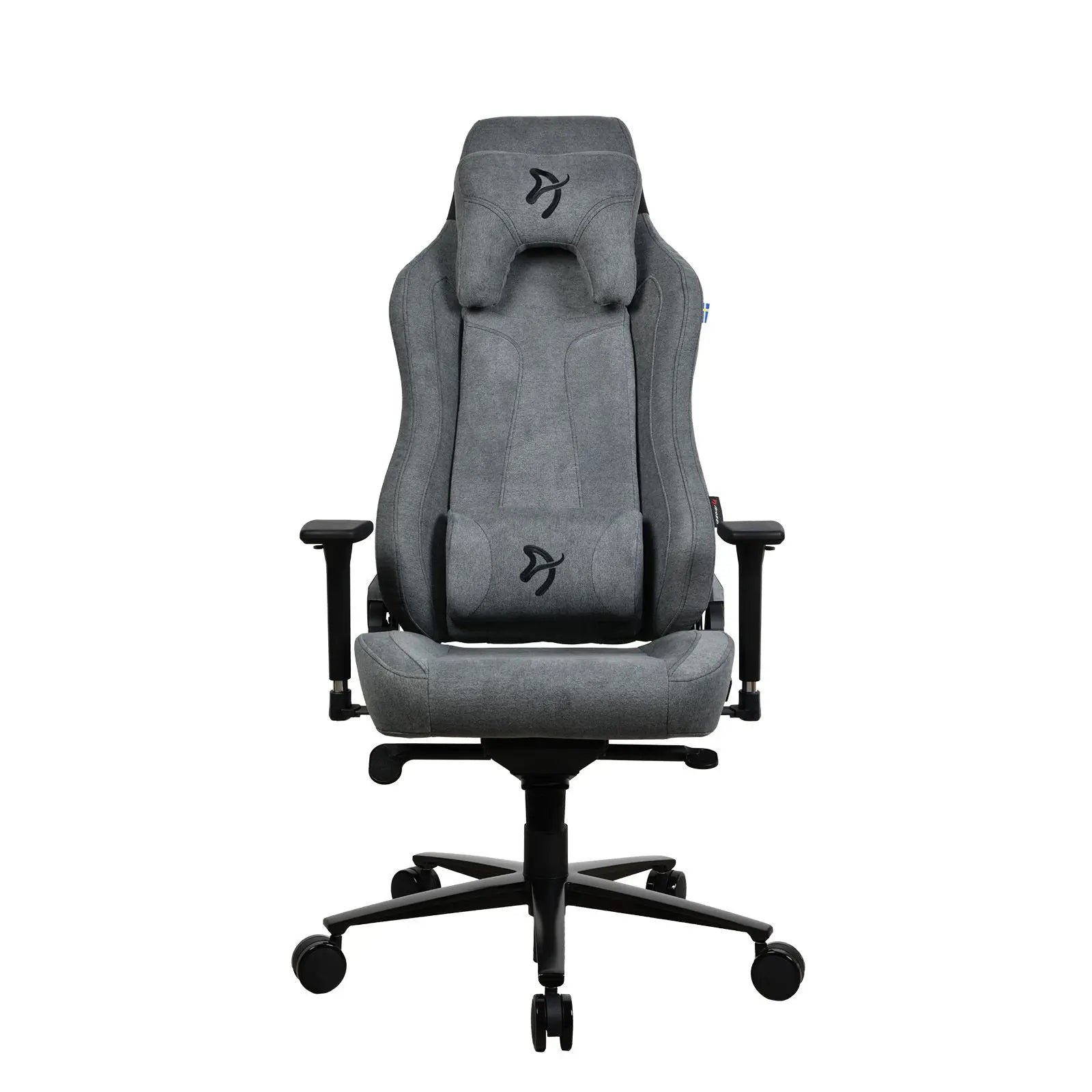 Arozzi Vernazza Soft Fabric Durable Ergonomic Office and Gaming Chair - Ash Gray