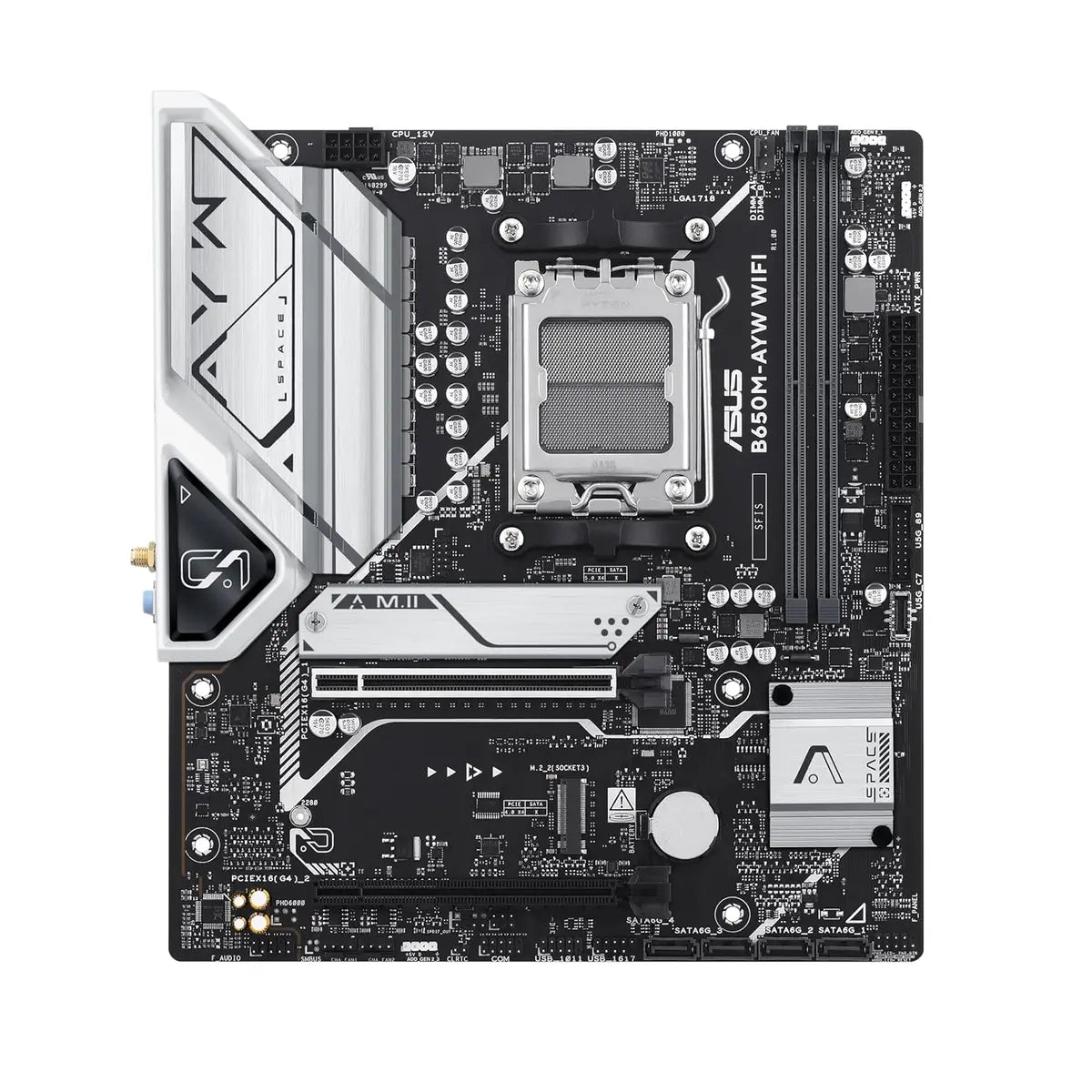 Asus B650M-AYW WiFi AMD DDR5 Micro-ATX Motherboard