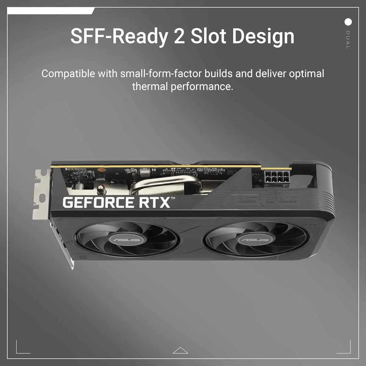 Asus Dual GeForce RTX 5050 8GB GDDR6 OC Edition Graphics Card